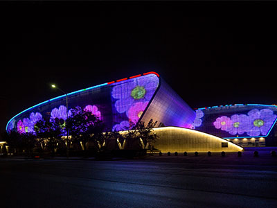 Proyecto de iluminación del pabellón de natación y buceo de Baoji